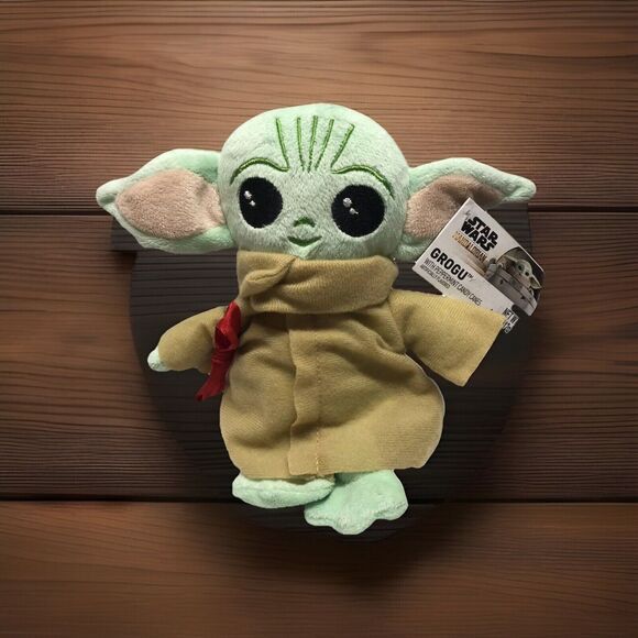 Star Wars Mandalorian Grogu Baby Yoda Plush Stuffed Animal Toy 7" NEW w/ Tag - Picture 1 of 14